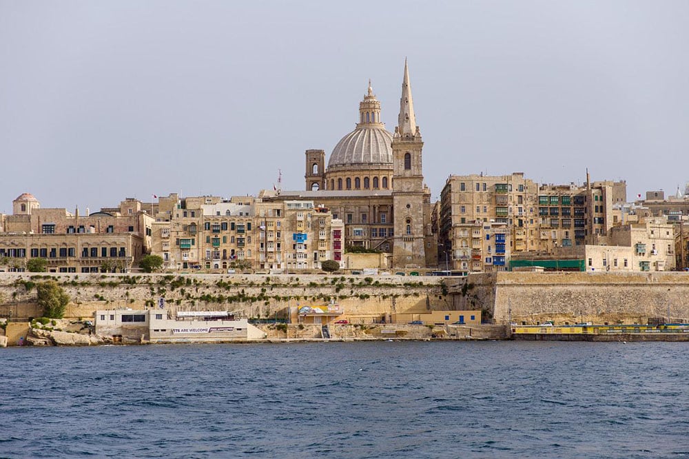 basilica of Our Lady of Mt Carmel in Valleta, Malta
