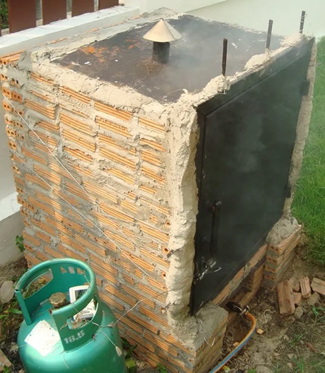 diy brick bbq smoker