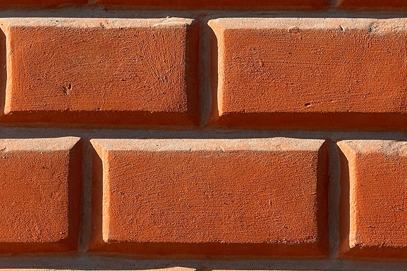 red brick wall