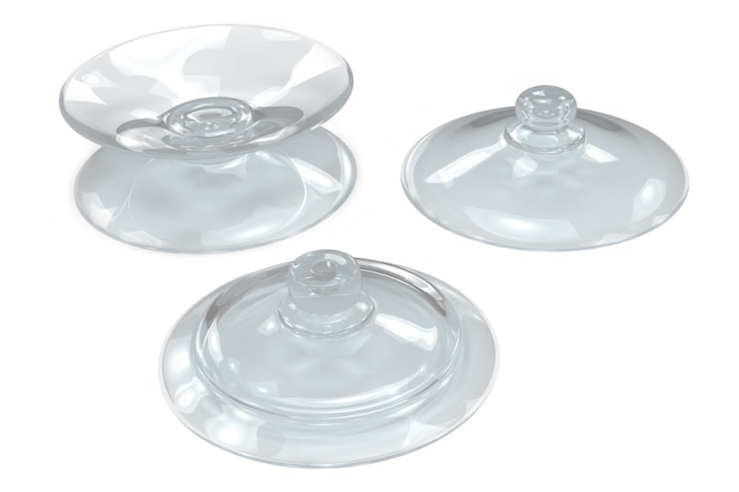 suction cups in white background