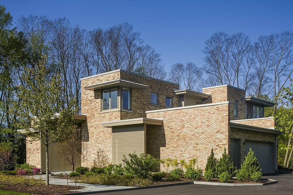 sustainable house made from bricks