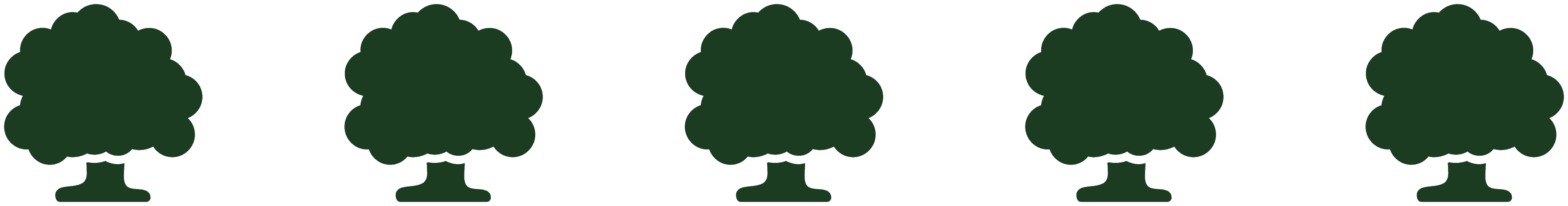 trees & plants divider