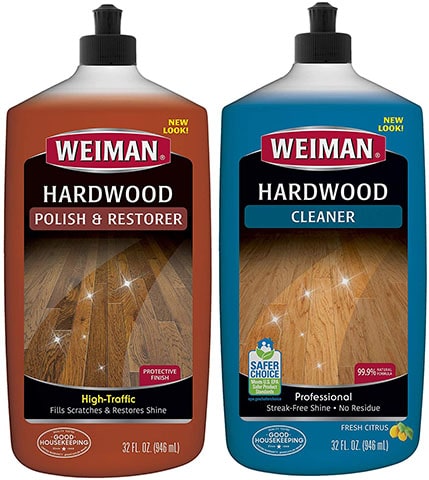 Weiman Hardwood Floor Cleaner and Polish Restorer Combo