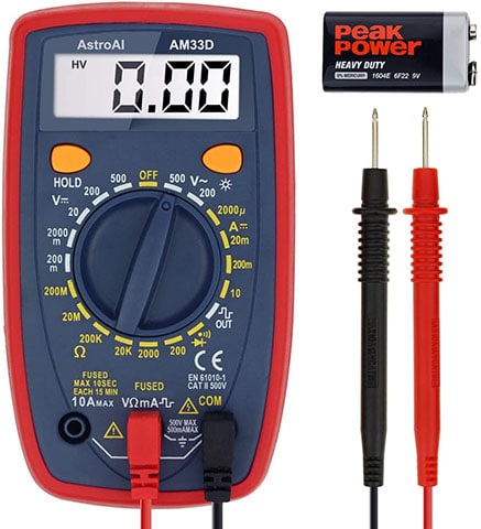 AstroAI Multimeter 2000 Counts Digital Multimeter