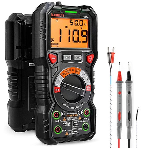 KAIWEETS Digital Multimeter TRMS 6000 Counts Voltmeter