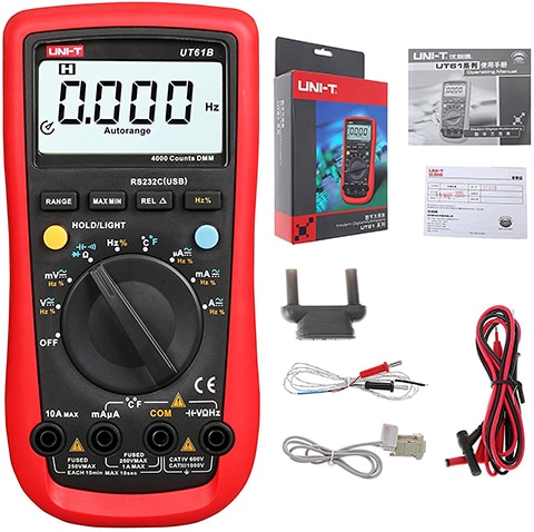 UNI-T UT61B Modern Digital Multimeter Auto Range Backlight