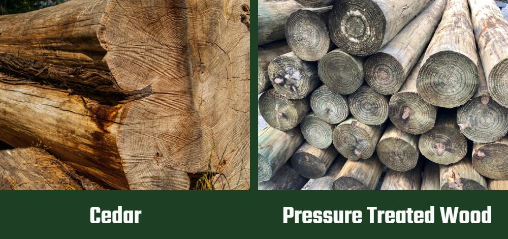 Cedar vs Pressure Treated Wood