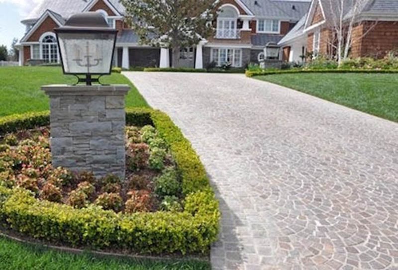 DIY Brick Driveway