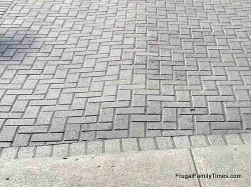 DIY Brick Driveway