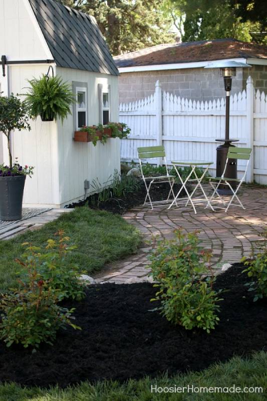 DIY small rose garden