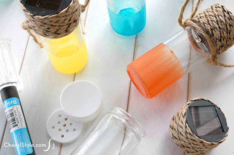 DIY solar lanterns