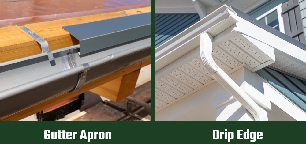 Gutter Apron vs Drip Edge