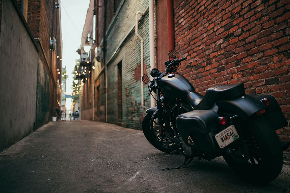 Harley Davidson cruiser motorcycle_Michael Wade_Unsplash