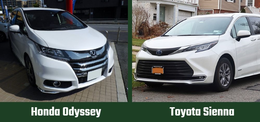 Honda Odyssey vs Toyota Sienna