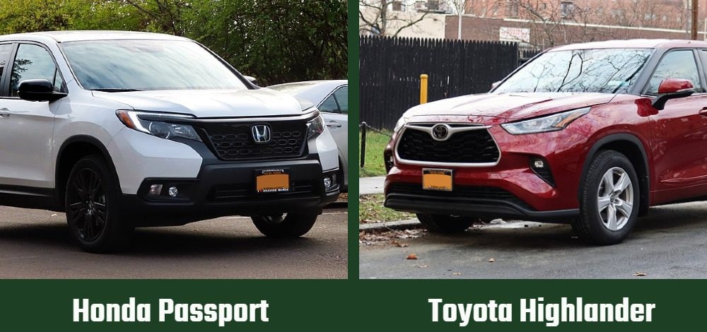 Honda Passport vs Toyota Highlander