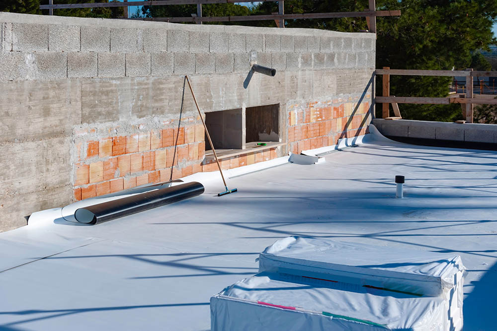 TPO roofing installation