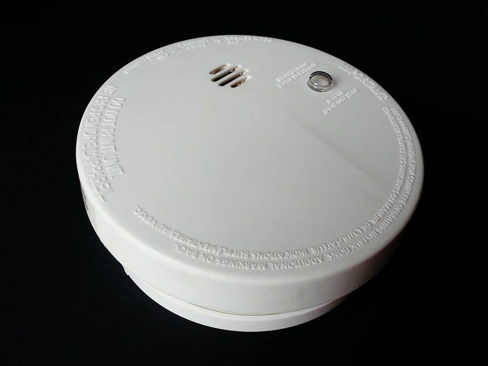 a smoke detector