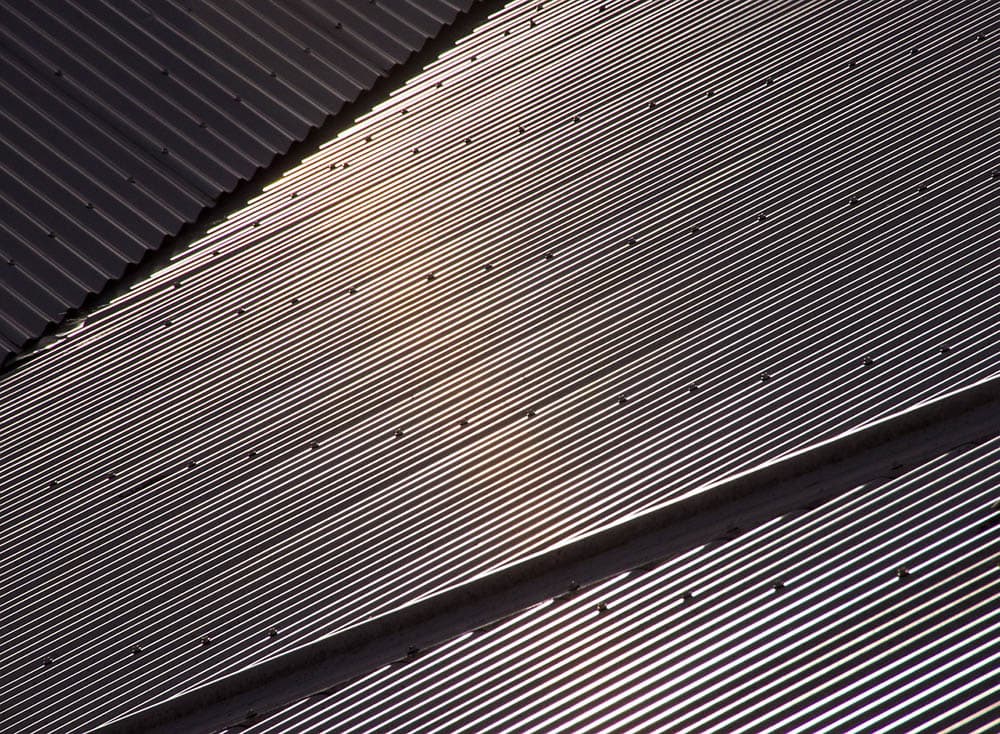corrugated metal roof