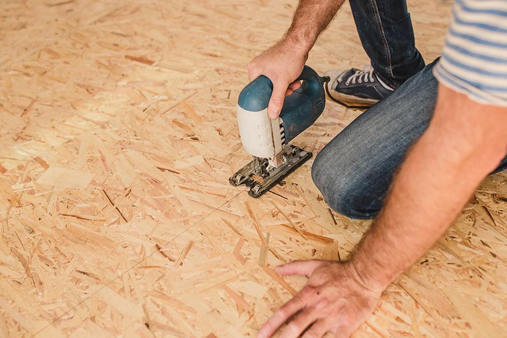 Installation of subfloor