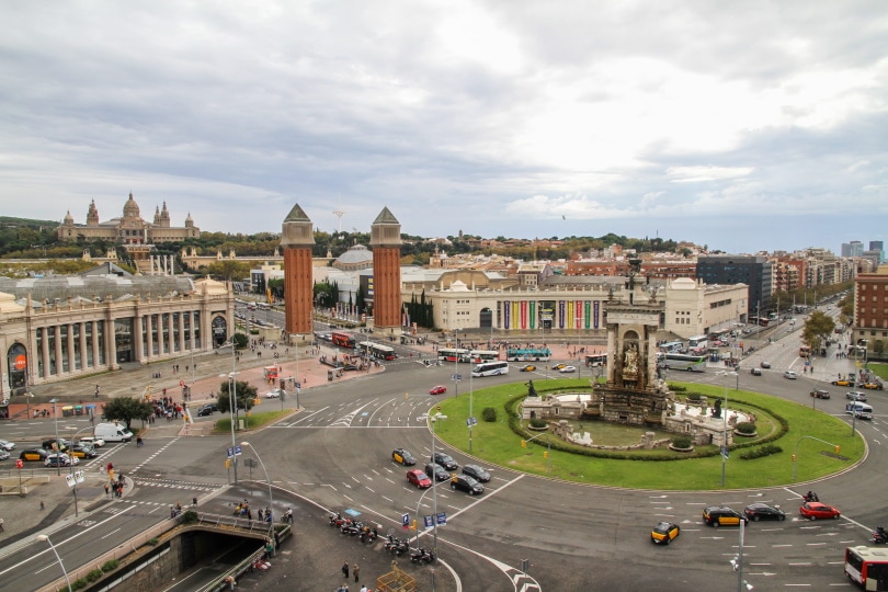 round abouts in barcelona spain