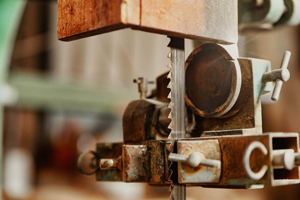 sharp band saw teeth