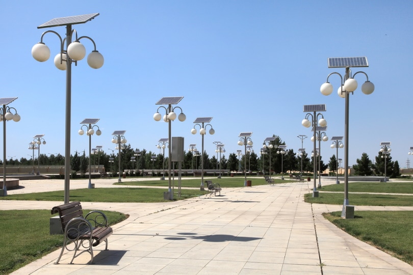 solarlights in the park