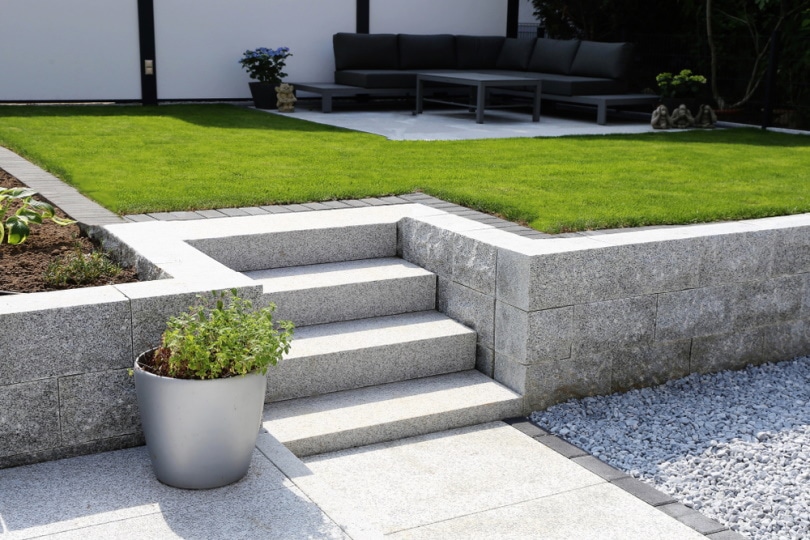 stairs in garden
