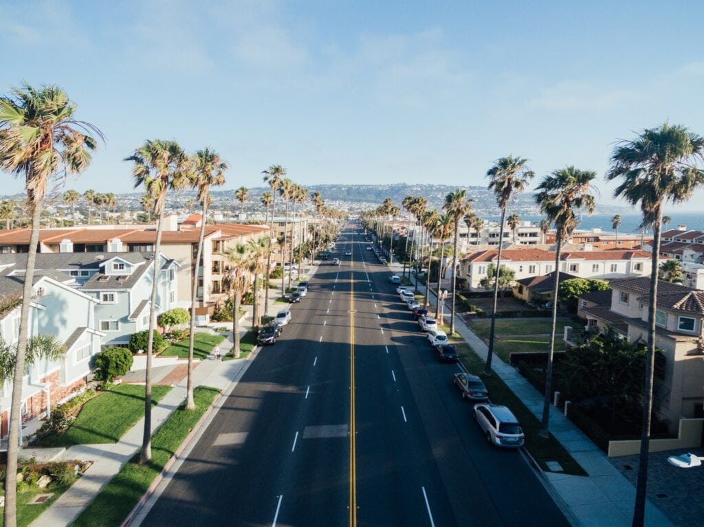 street photo of california