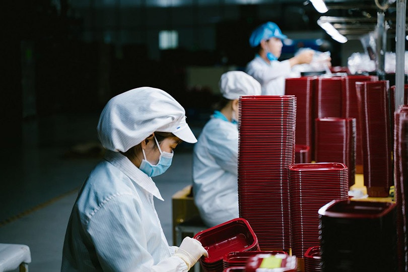 women workers in a factory