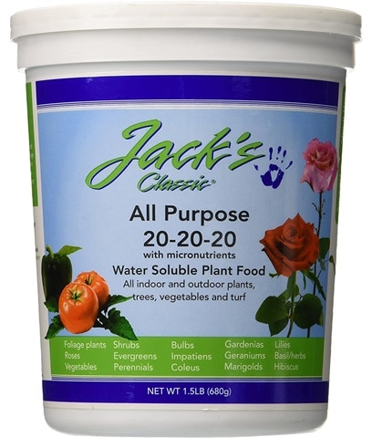 Jack's Classic All Purpose 20-20-20 Water Soluble Plant Food
