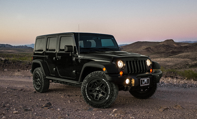 Black Jeep Wrangler