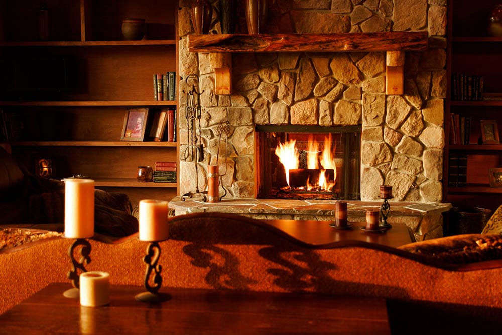 Colonial fire place