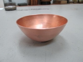 DIY Metal Spinning Bowls