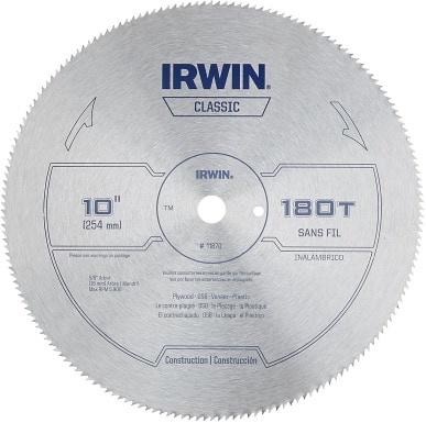 IRWIN 10-Inch Miter Saw Blade