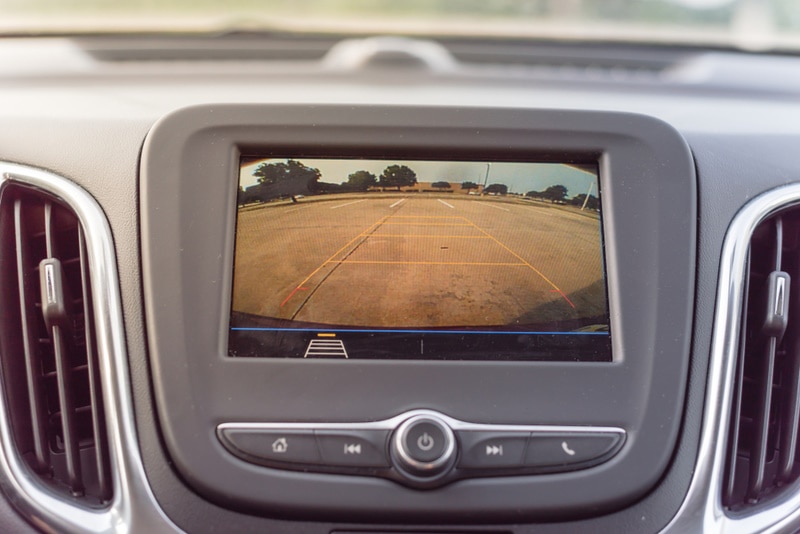 back up camera on modern car
