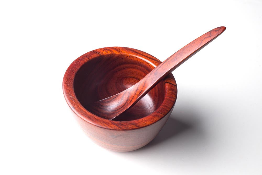 Cocobolo bowl and spoon