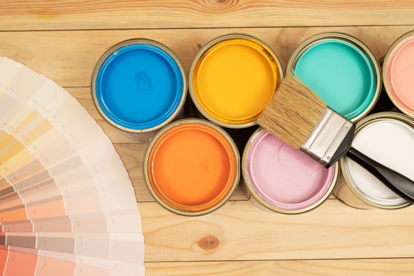 different paint colors