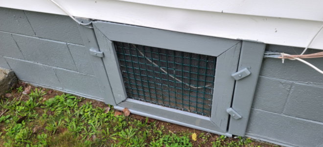 DIY Adjustable Crawl Space Access Door