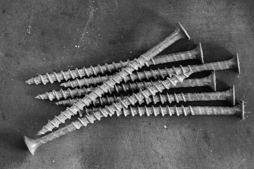 drywall screws on concrete