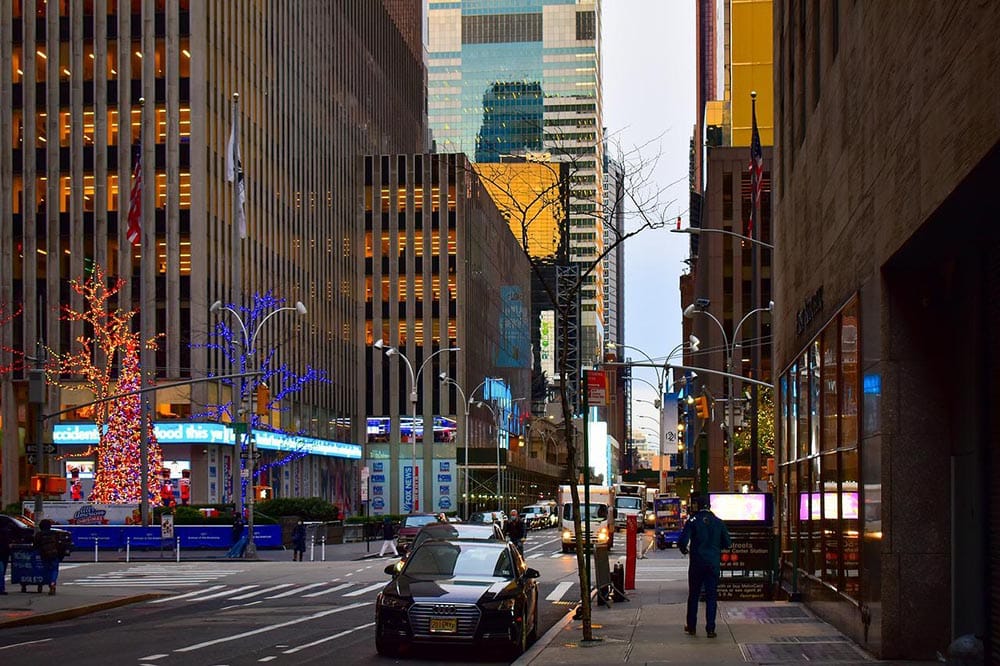 intersection in New York City