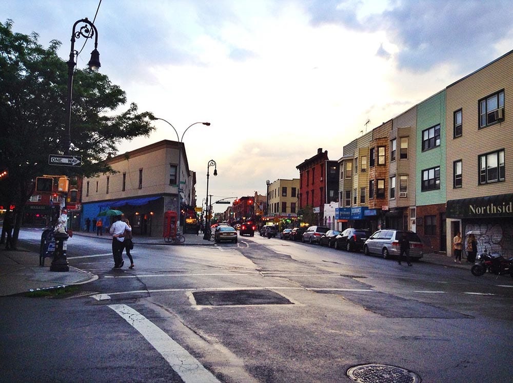 intersection of the street