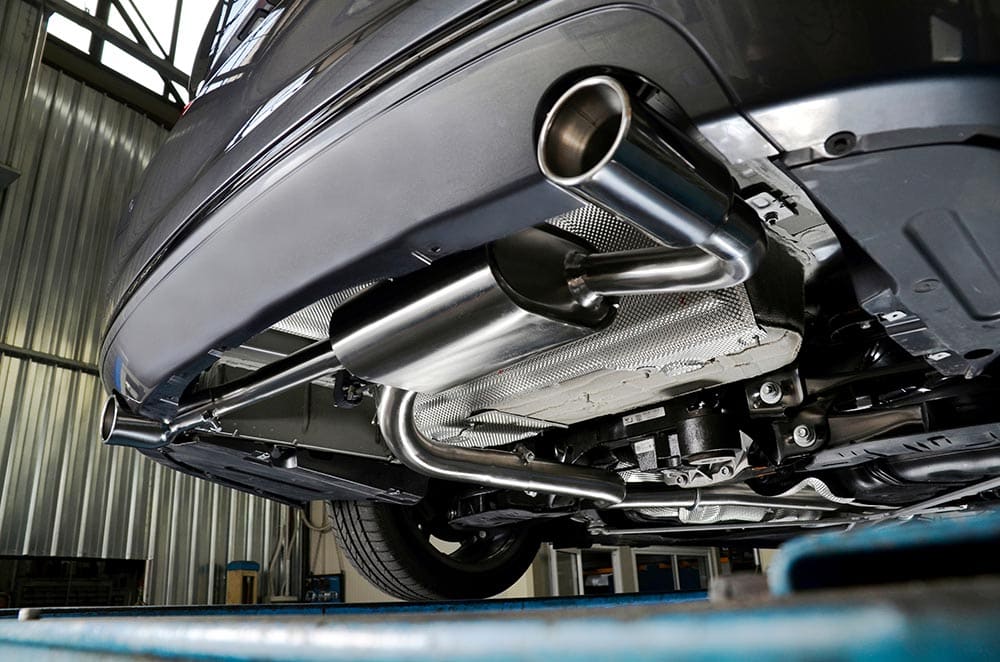 muffler delete on a car