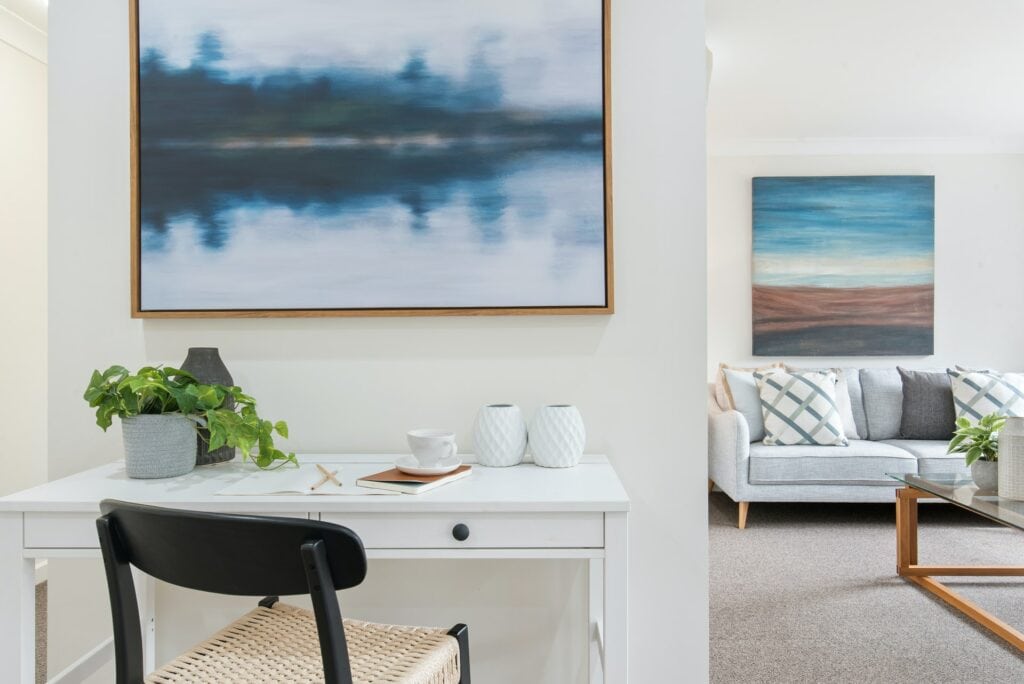 white and black table with chairs