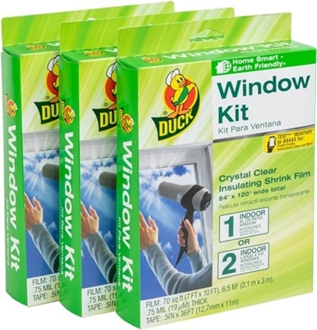 Duck Brand Window Insulation Kit for Indoor Extra Large Windows or Patio Doors