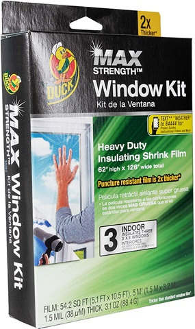Duck MAX Strength Heavy Duty Insulating Film Window Kit