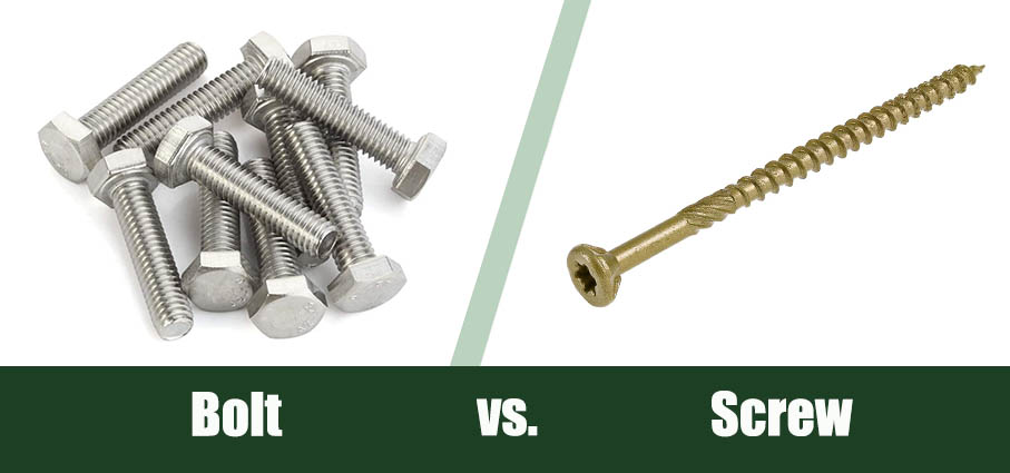Bolt vs Screw