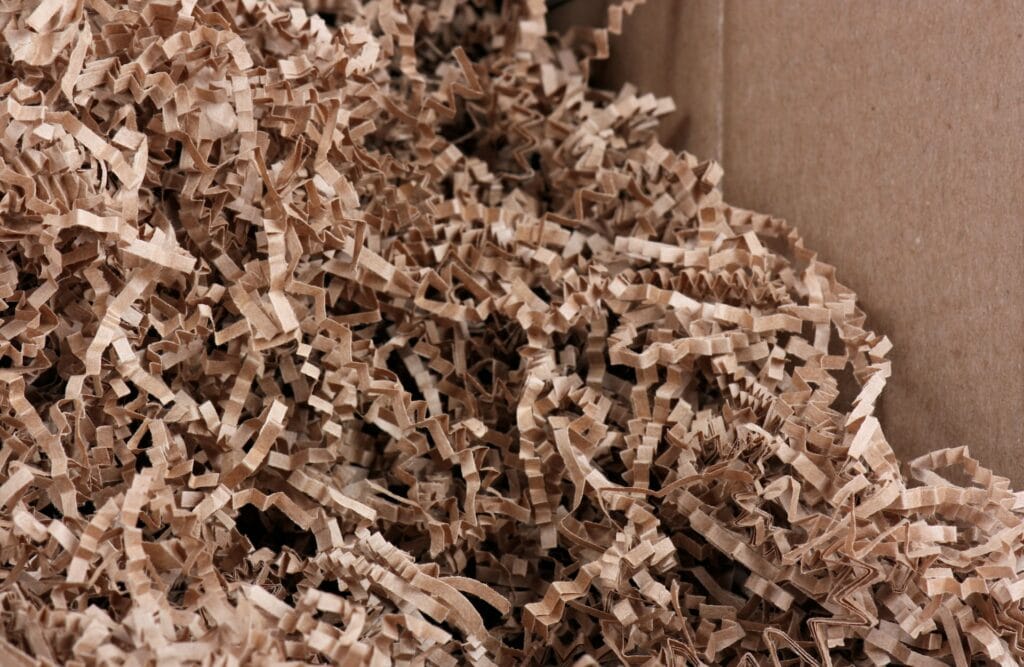 Brown Shredded Paper