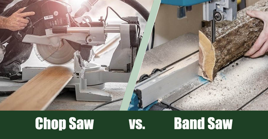Chop Saw vs. Band Saw