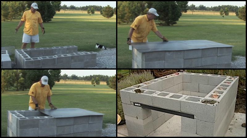 Cinder Block Pit Smoker- the owner builder network