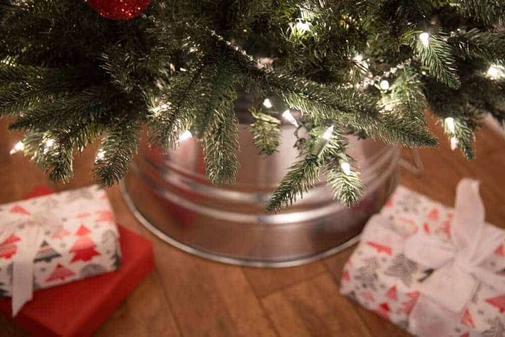 DIY Galvanized Tree Collar